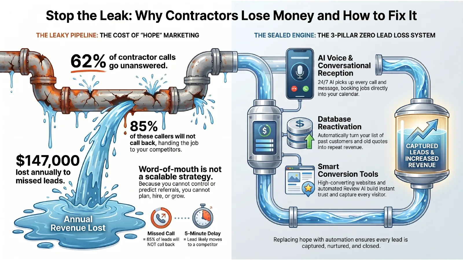 How do independent contractors get clients