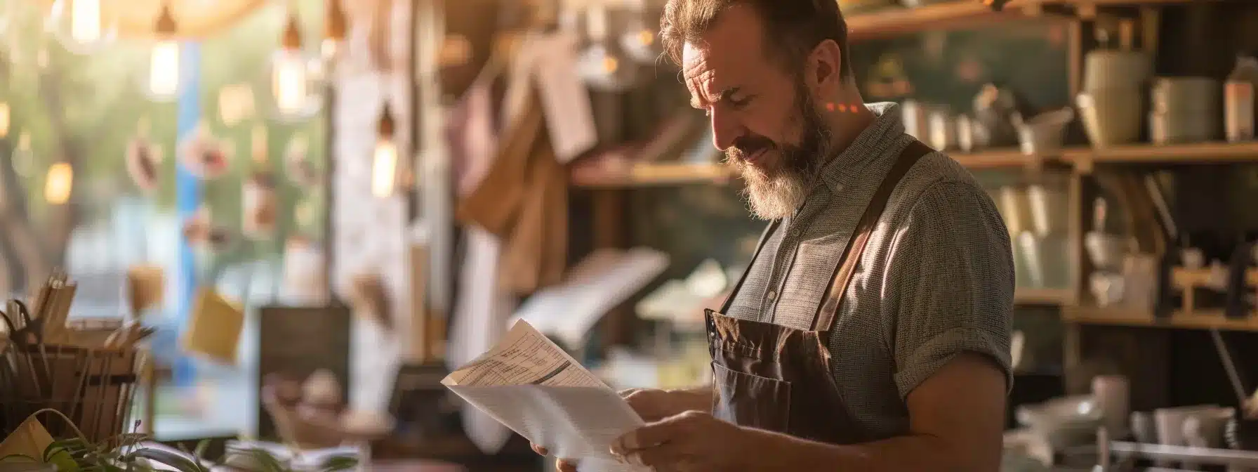 a business owner updating their business information on various online directories and platforms to improve search engine visibility and credibility.