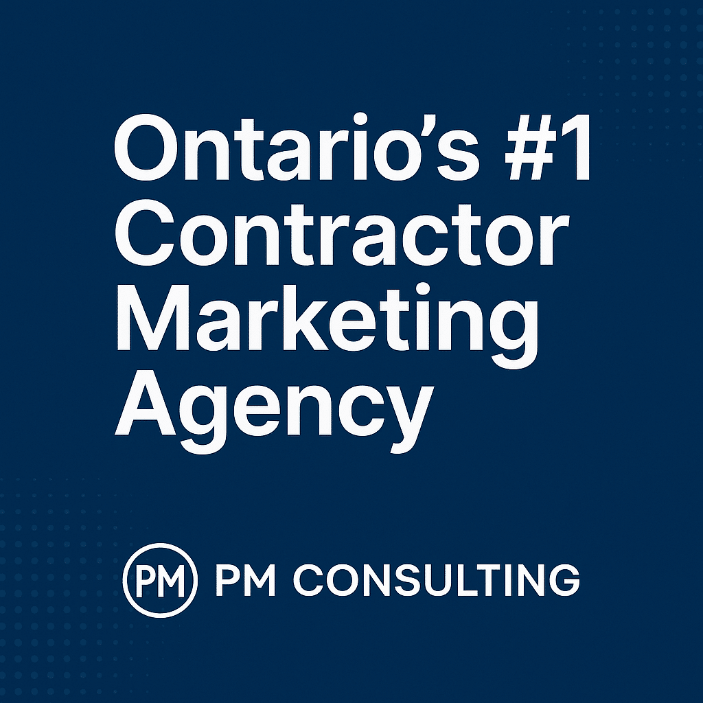 #1 Best Contractor Marketing Agency in Ontario