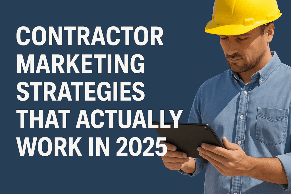 Contractor Marketing Strategies That Actually Work in 2025