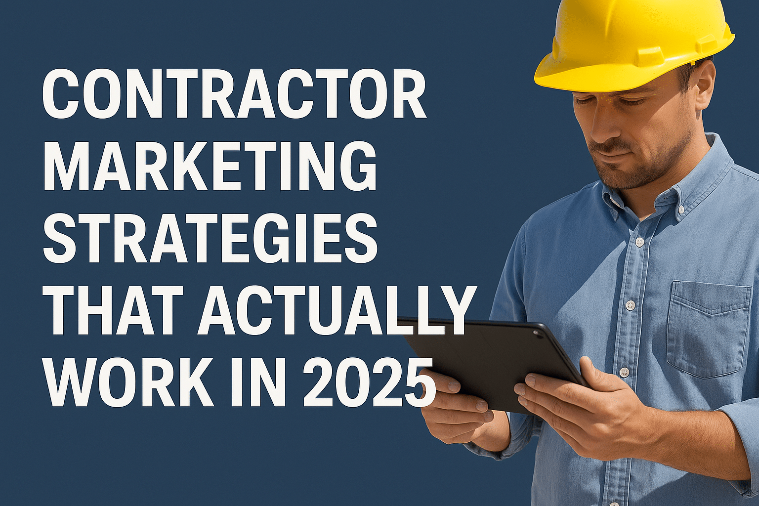 Contractor Marketing Strategies That Actually Work in 2025