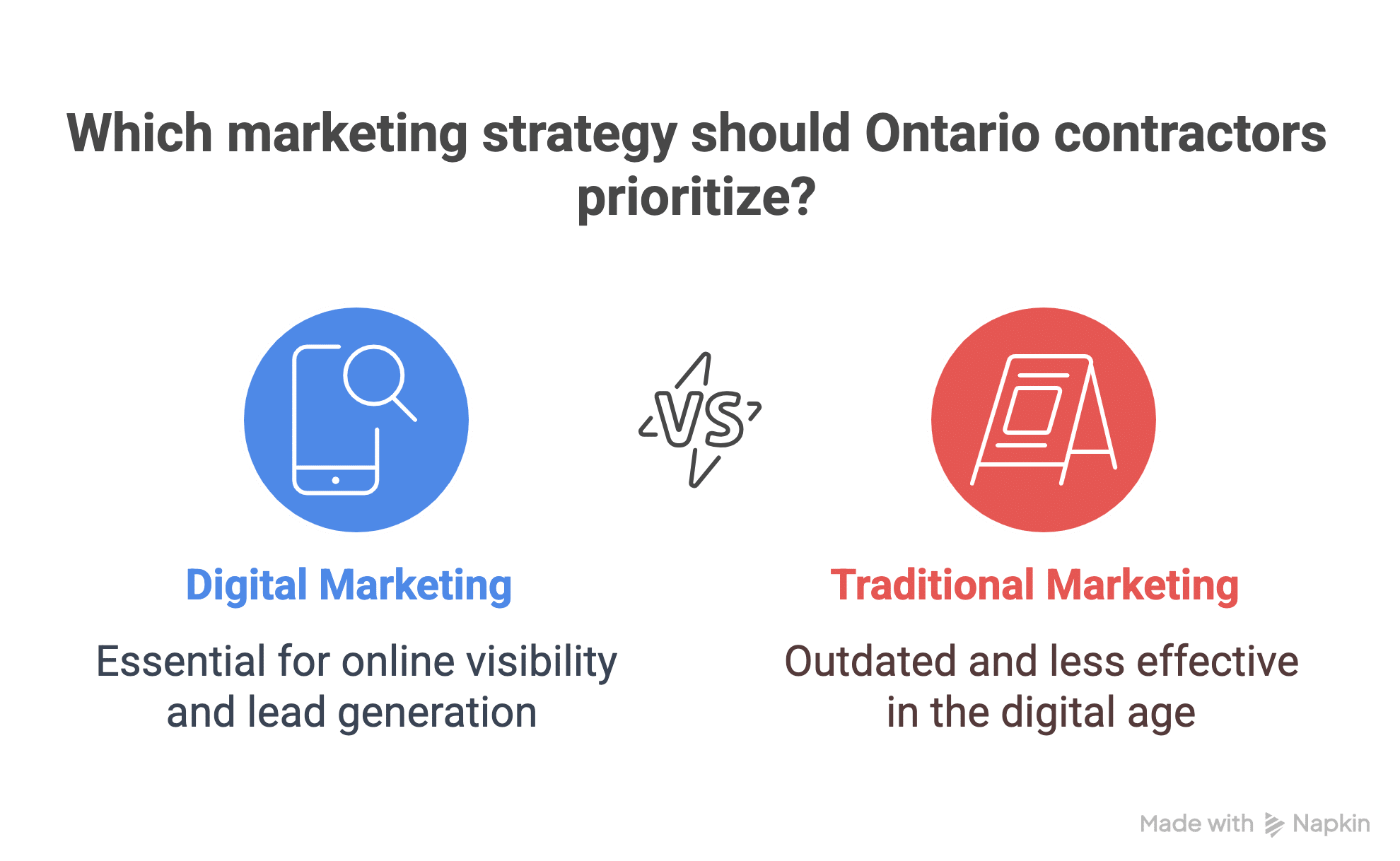 The Importance of Digital Marketing for Ontario-Based Contractors - visual selection