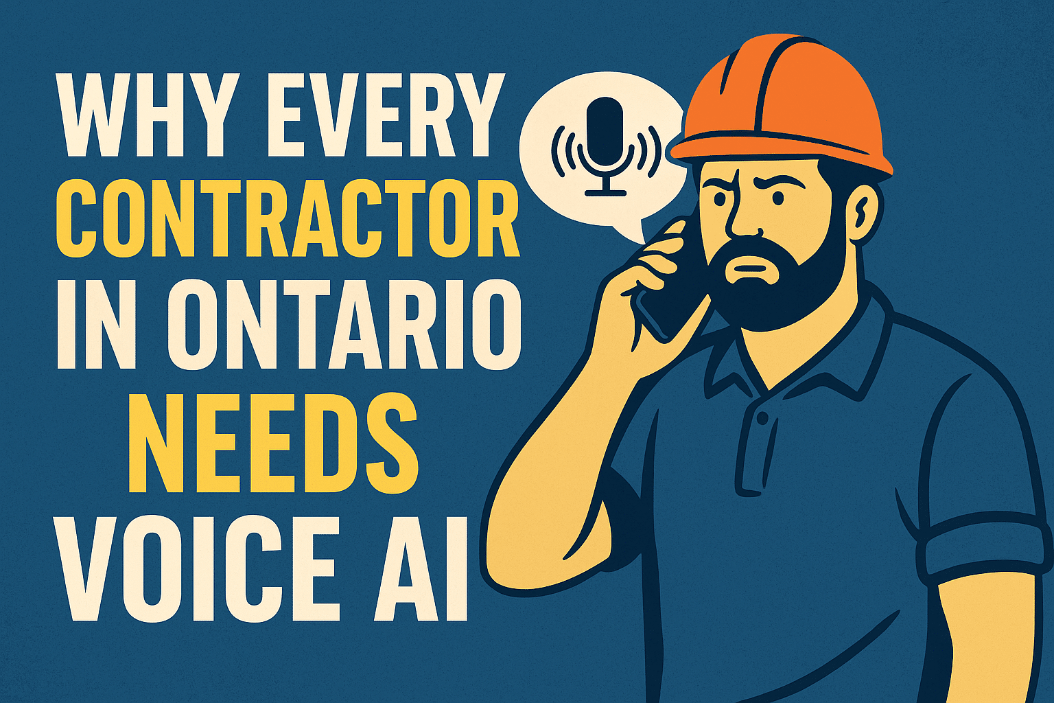 Why Every Contractor in Ontario Needs Voice AI