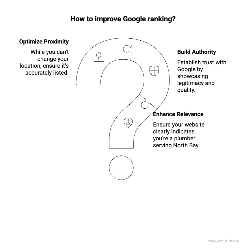 How do I optimize my contractor website so North Bay customers find me first in Google search?