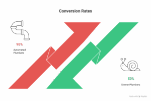 Why is “speed-to-lead” so important for plumbers in North Bay looking to grow their business?