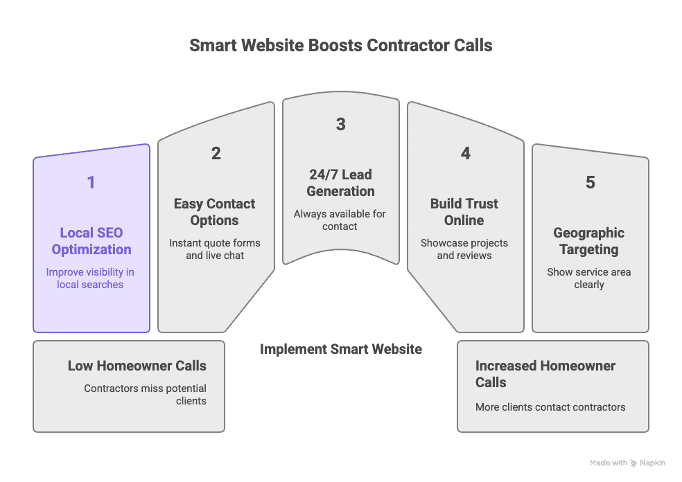 Will adding a smart website really get me more homeowner calls in Sudbury or North Bay?​